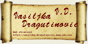 Vasiljka Dragutinović vizit kartica